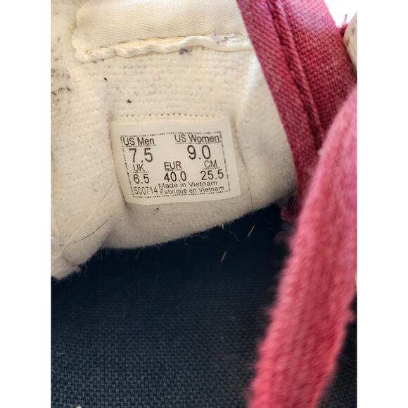 Vans Sk8 Hi Top Women Red Rainbow Canvas Pride Rave Skater Sneaker Size 9 S0072 - Picture 5 of 8